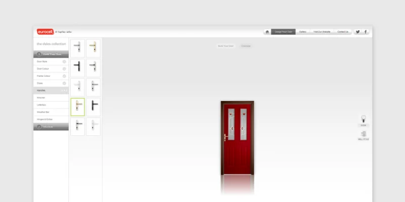 Inspo cover: Eurocell's door configurator