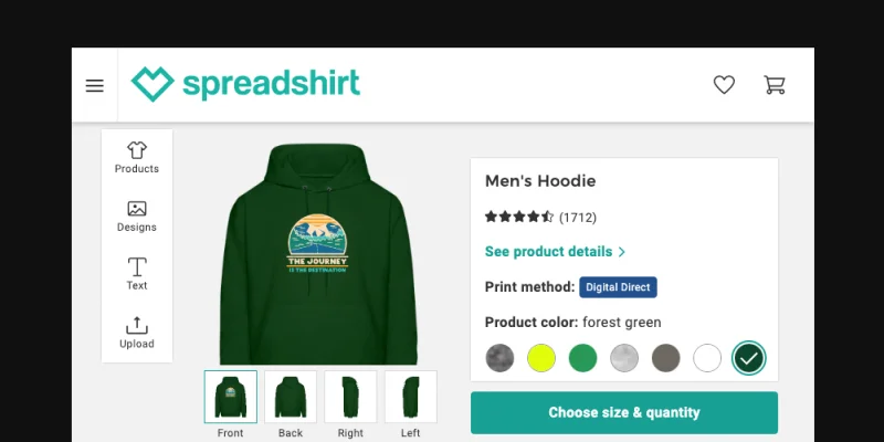 Inspo cover: Spreadshirt platform for personalized clothing and accessories