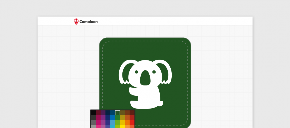 Preview of Camaloon sticker customizer